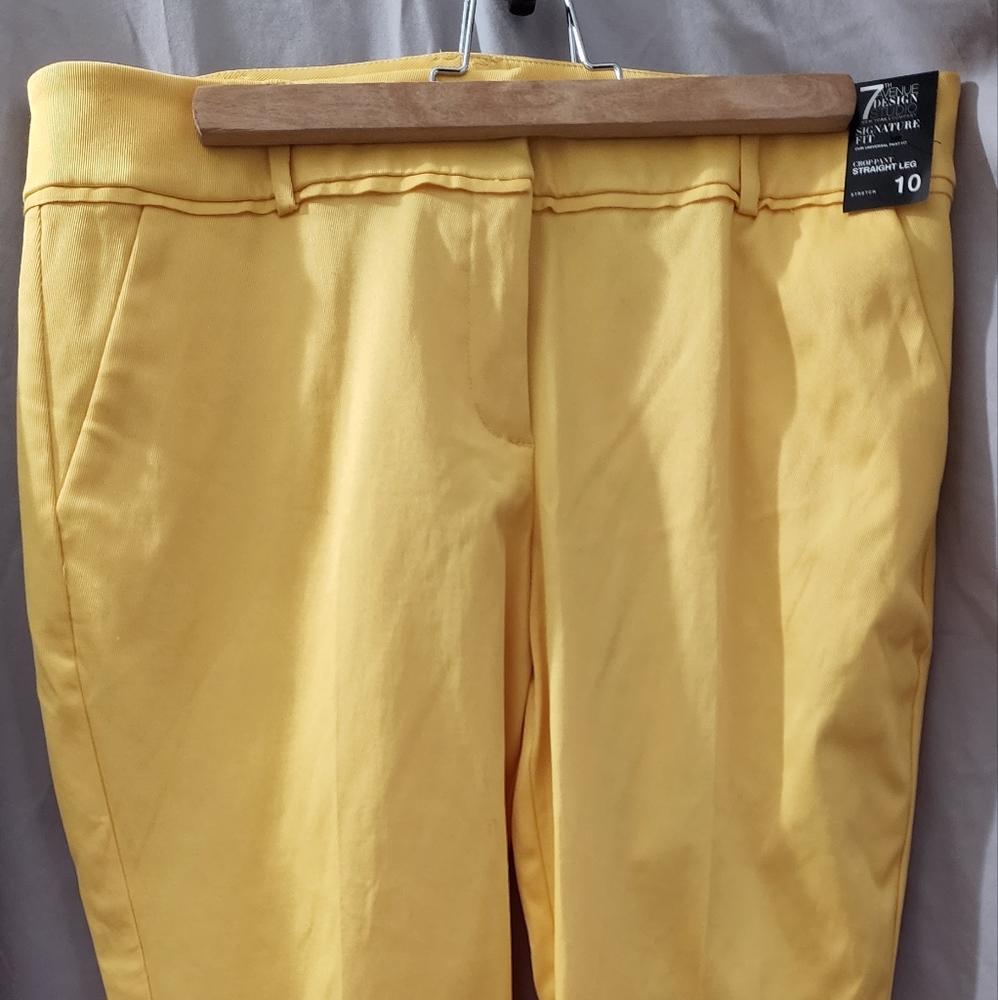New York & Company 7th Avenue straight leg crop pant
